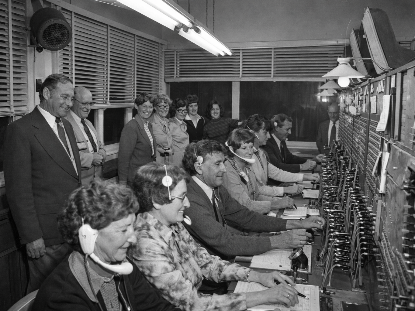 Wakefield Telephone Exchange, 1977.